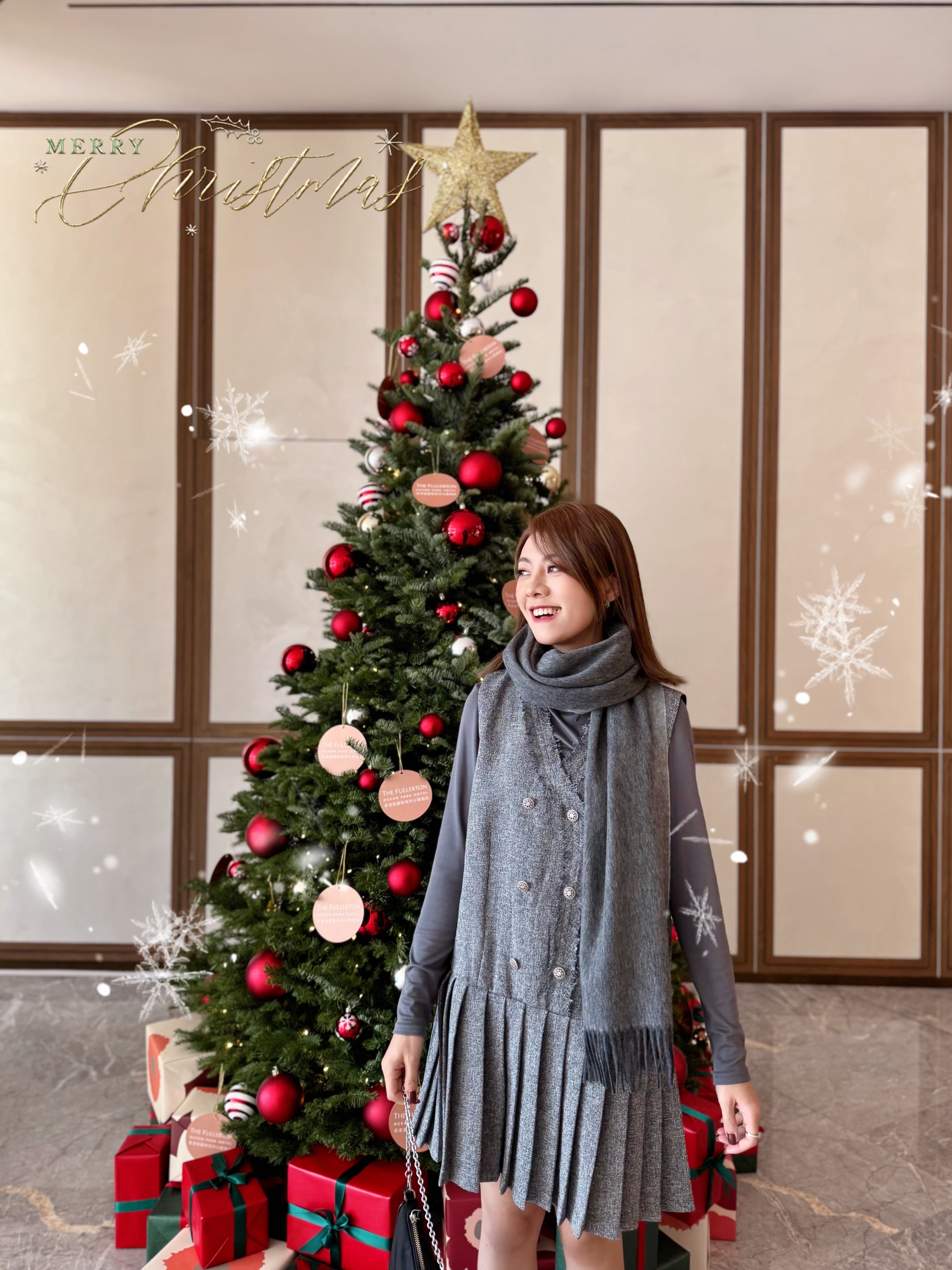 Pleated Sleeveless Tweed Mini Dress (with Turtleneck Stretch Top)_DS2412L48