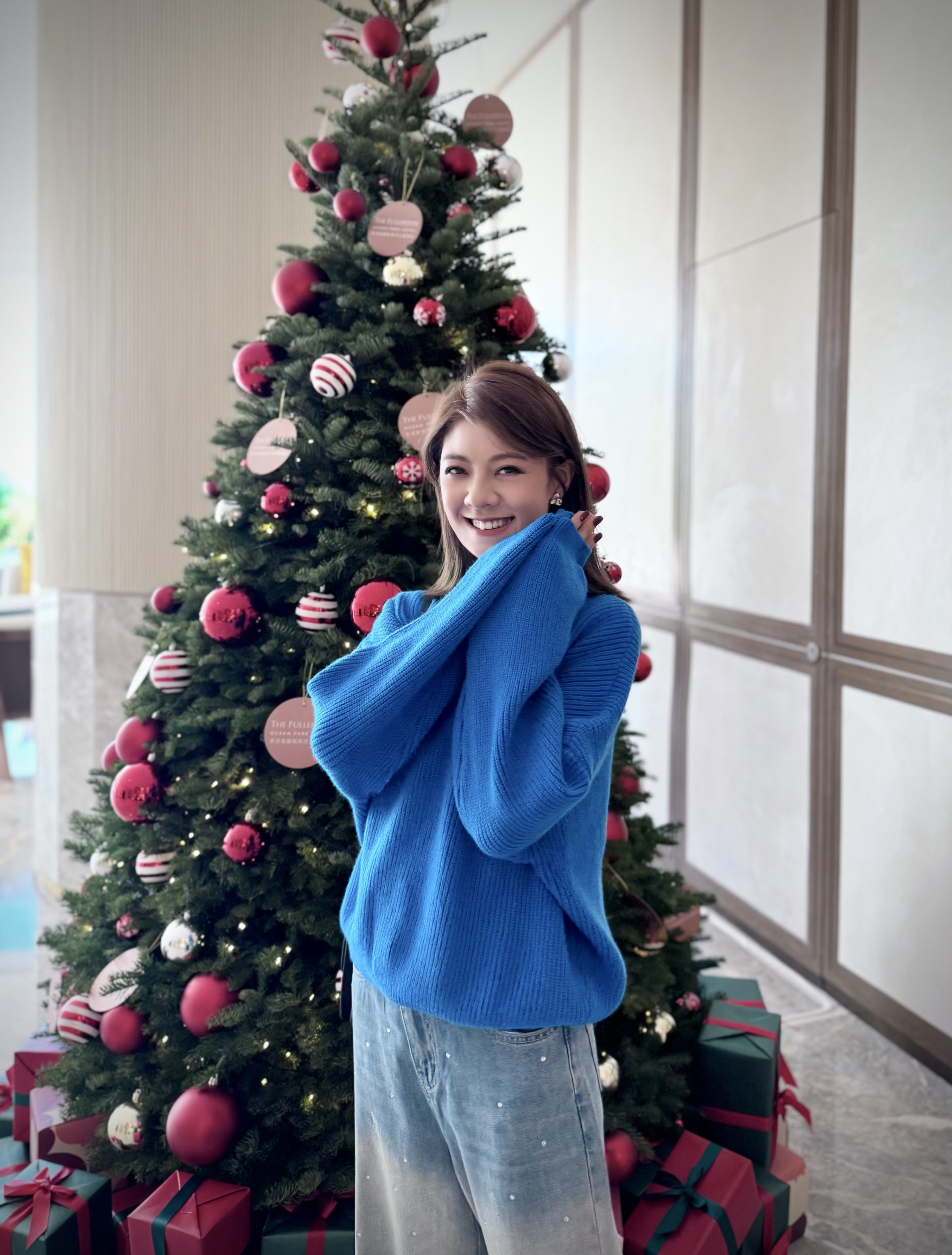 Boatneck Cashmere-Blend Jumper (with Shirt Collar)_KN2412L39