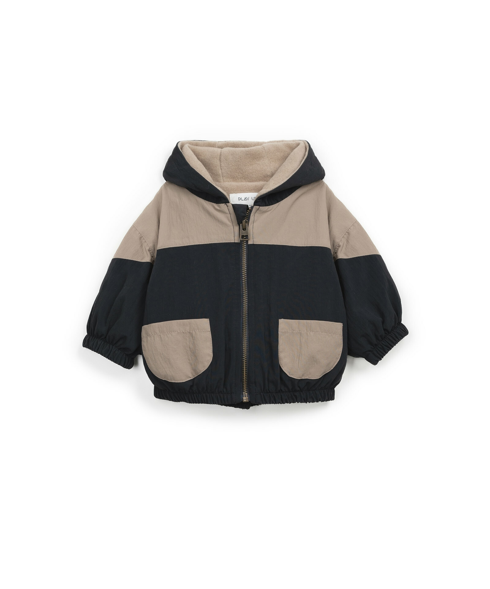 葡萄牙Play Up 有機棉拚色外套 - Shadow