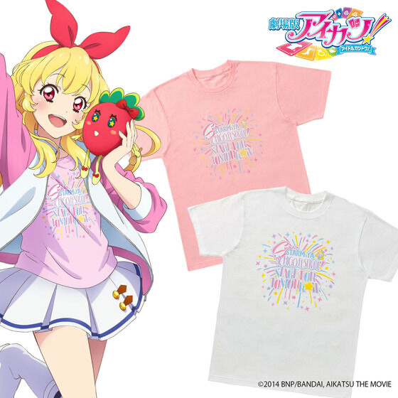 221024 Pbandai 預訂 2025/2月 【予約販売】劇場版 アイカツ！ 大スター宮いちごまつり！ Tシャツ