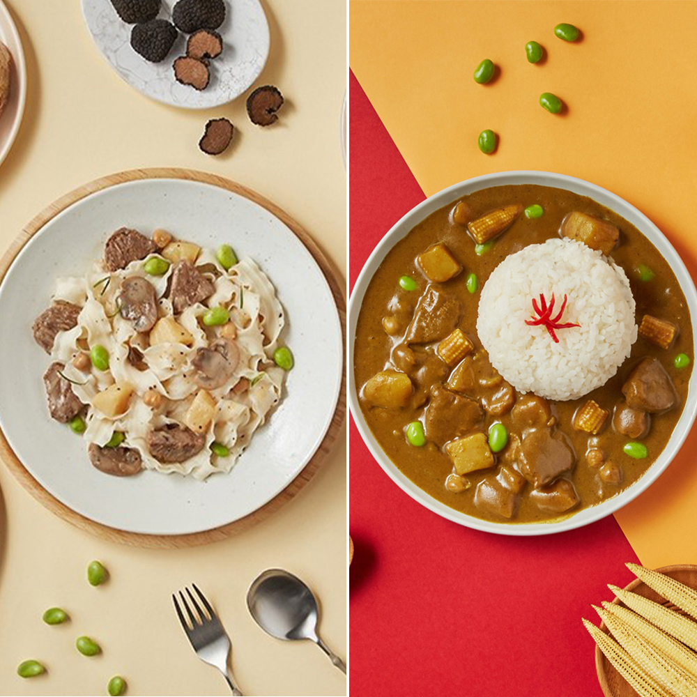 菇蔬牛腱10包組(法式松露/日式咖哩)