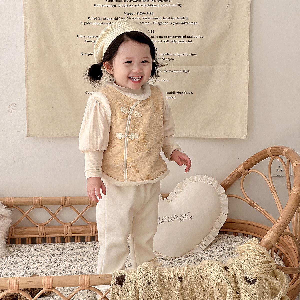 [陸製]金光閃閃旗袍背心