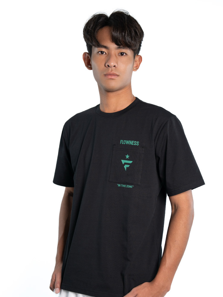 Flowness休閒口袋T恤-成人款
