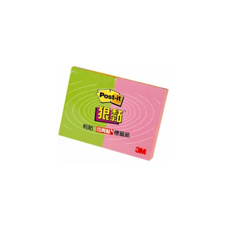 3M 混色狠黏便條紙 621S-2