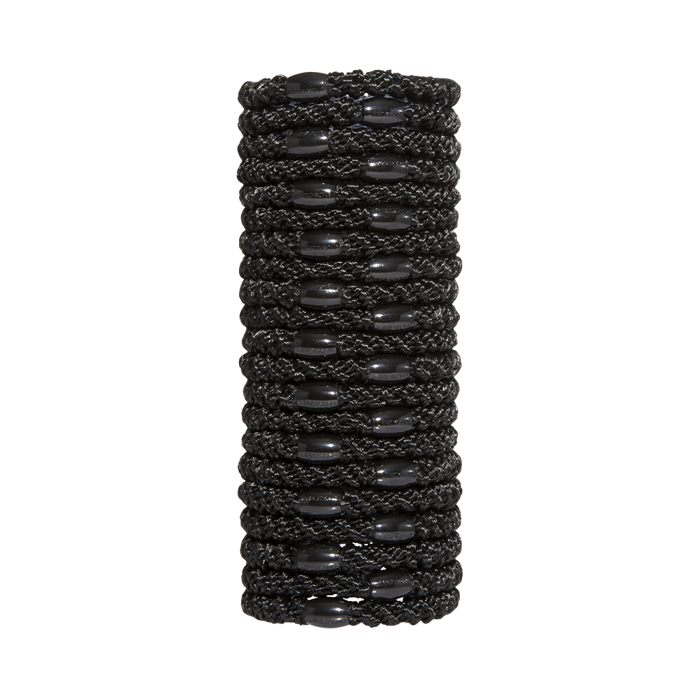 L. ERICKSON｜彈力髮圈桶-21入-經典黑