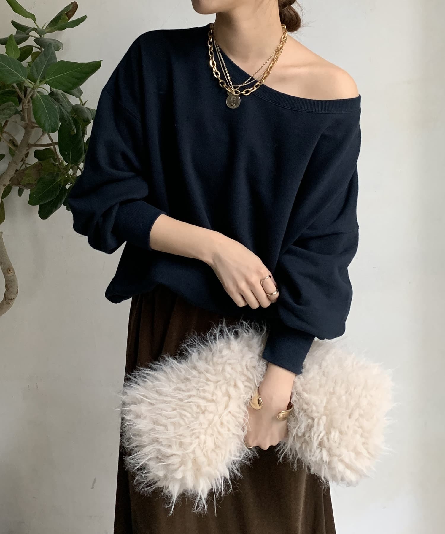 DOUDOU(ドゥドゥ)  【新色追加】【毎年大人気！】裏毛スウェット深藍（DDZ1032106A0025）