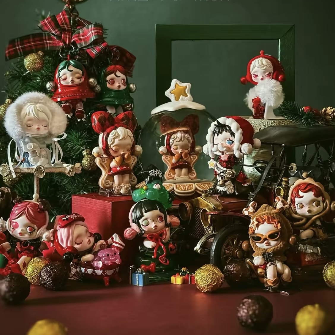 <官方正版授權> POPMART SKULLPANDA 許願時間到系列 SP 泡泡瑪特 盲盒 手辦 聖誕節