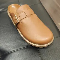 [S] MICHAEL KORS EASTON FLAT CLOG,BROWN, SM1084 [FINAL SALE] (SMK1084)
