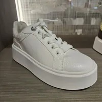 [S] MICHAEL KORS ROMEY LACE UP TUMBLE FAUX LTHR,OPTIC WHITE, 49F4RMFS1L-OPTIC WHITE (SMK1085)