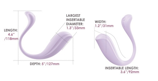 SVAKOM Phoenix Neo 2 手機App遙控無線震蛋 - 淺紫色