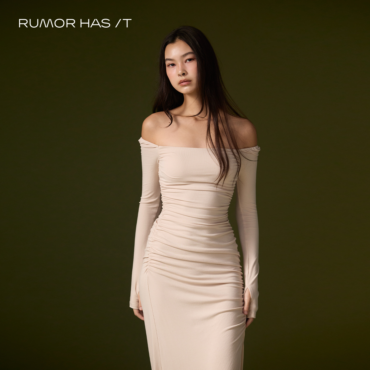 Silky Soft Wrinkled Dress