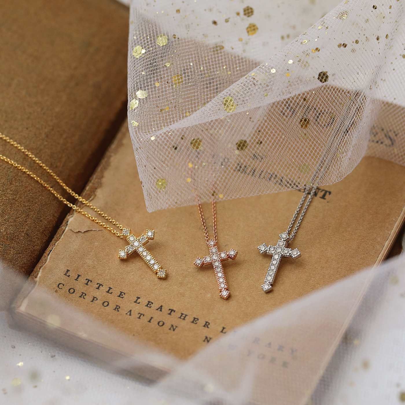 恩典記號 No.58 — 十字架鑽石項鍊