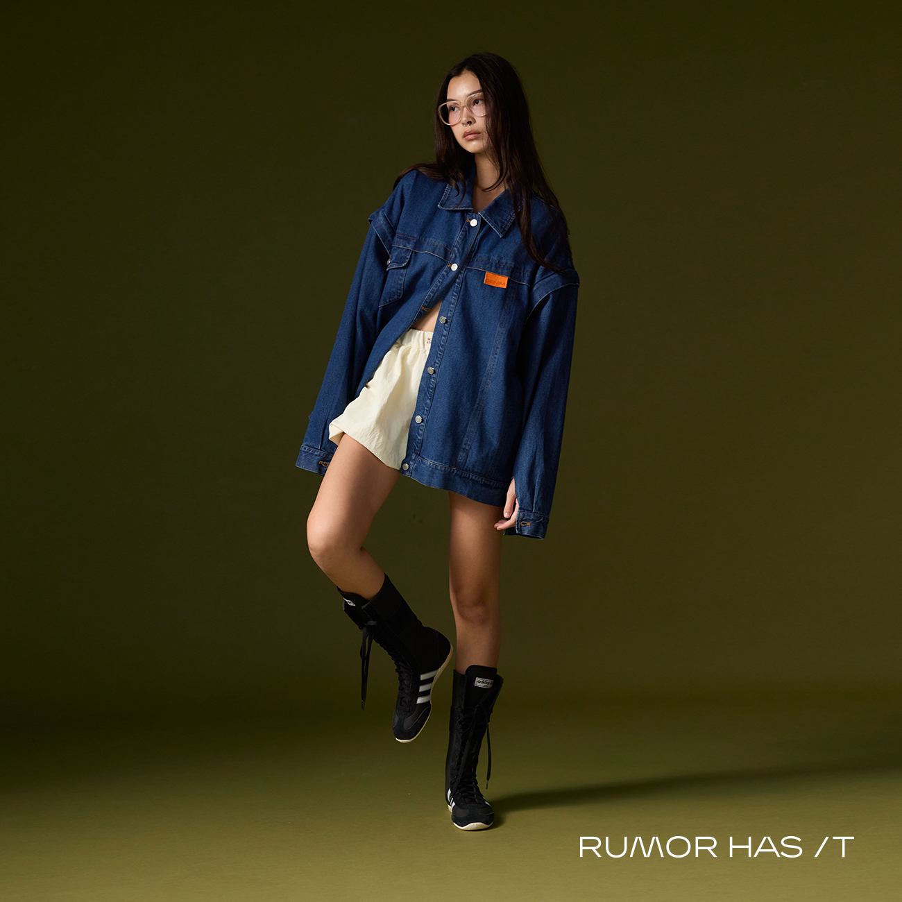 Oversized Denim Two Ways Jacket