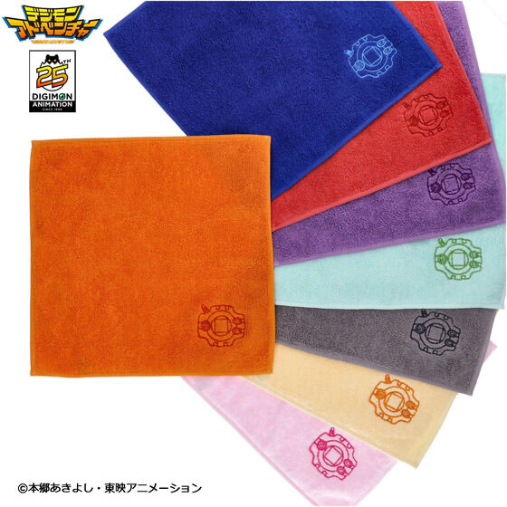 222418 Pbandai 預訂 2025/2月 デジモンアドベンチャー 今治タオル デジヴァイスモチーフ（全8種）