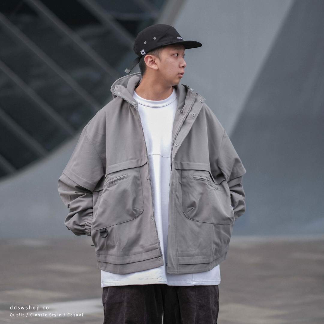 "現貨" ANST 六袋 層次感連帽外套 AN.48