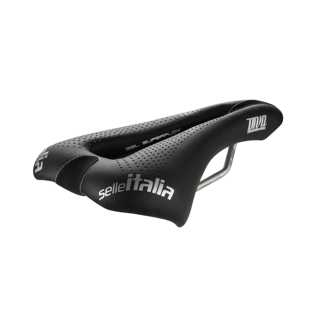 Selle Italia Diva Gel SuperFlow 鈦軌座墊