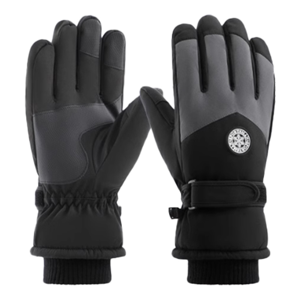 撞色防風加絨保暖手套 (2色) 可觸控螢幕/觸控手套/防滑/防風/防潑水/保暖/內刷毛 43CLW1990