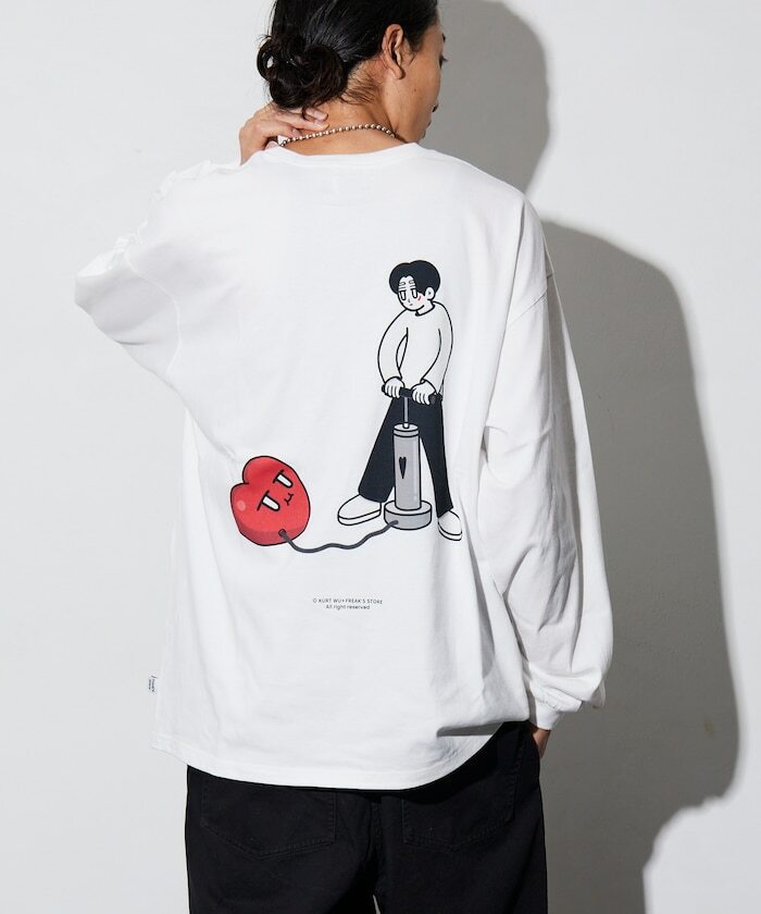 🇯🇵 Kurt Wu X FREAK'S STORE 氣球 打氣 薄長袖 長T 男女 / 現貨