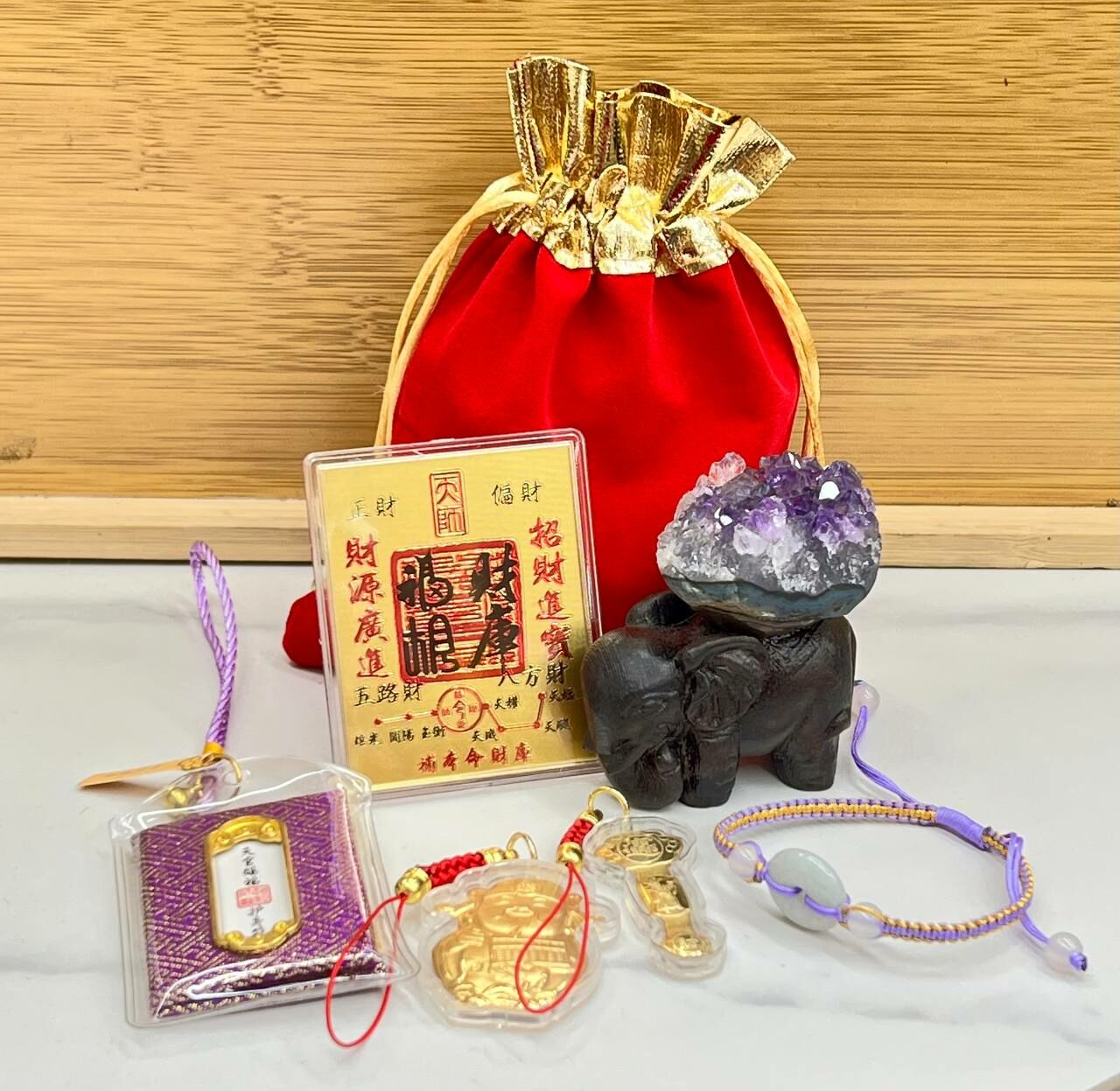 [S] GEMZ & CO BFG 2025 JIU ZI HUO YUN FUDAI WITH RANDOM WOODEN CARVING DISPLAY, X76 (X76)