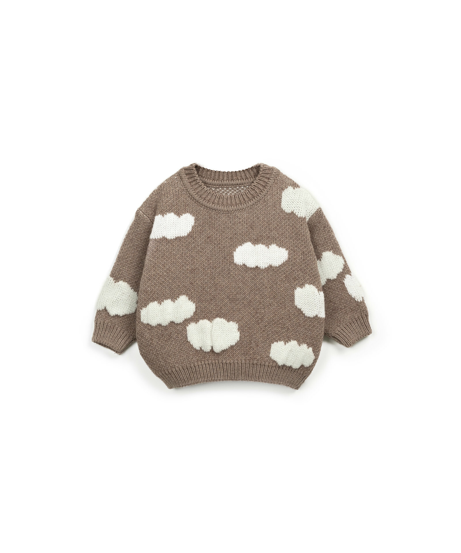 葡萄牙Play Up 羊毛咖啡雲朵上衣 - Pine