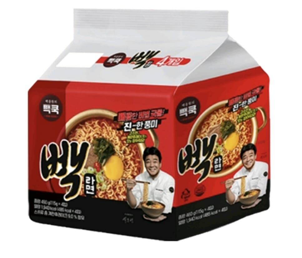 【直播】SM121332 人氣黑白大廚 白種元 拉麵 (1袋4包)