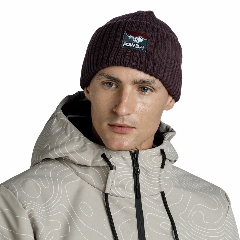 【BUFF】RUTGER 針織保暖帽-POW-酒紅/ BFL134706-812