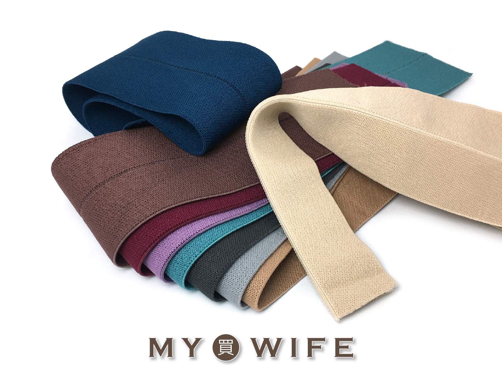 6cm彈性包邊鬆緊帶_彈力包邊帶/包邊條/對摺_14色