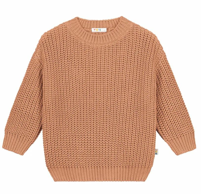 Yuki Kidswear 素色粗針織毛衣 Chunky Knitted Sweater - PEACH