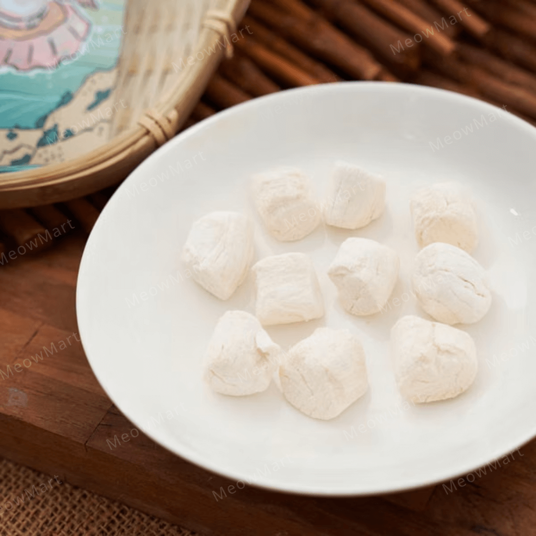 台灣吉豆貓｜寵物原肉凍乾零食｜干貝10g (貓狗適用)