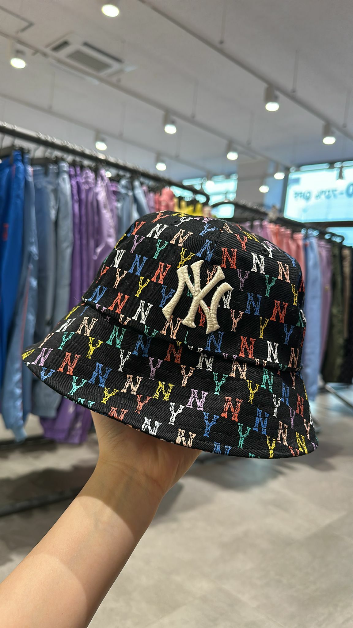 【現貨】MLB KRB1213206 彩色NY漁夫帽