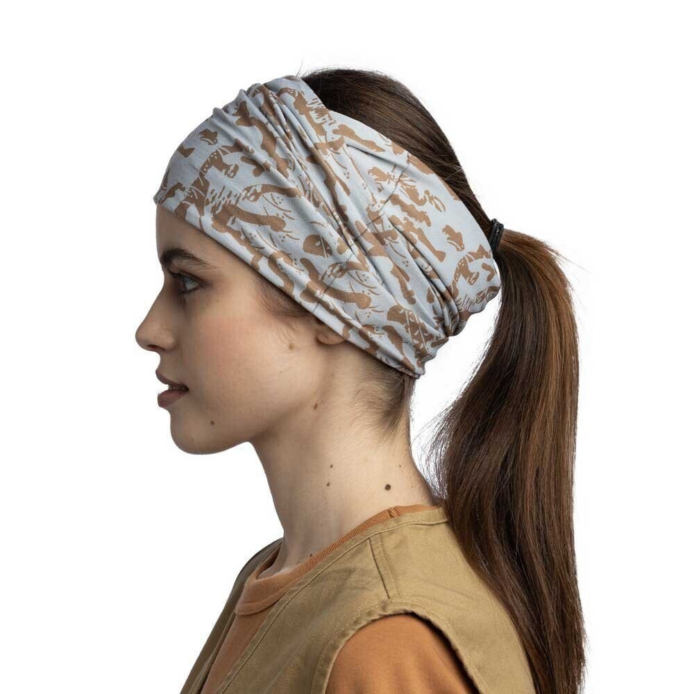 【BUFF】 Coolnet抗UV驅蟲頭巾-[灰色畫板、霧氣瀰漫、無限線條]