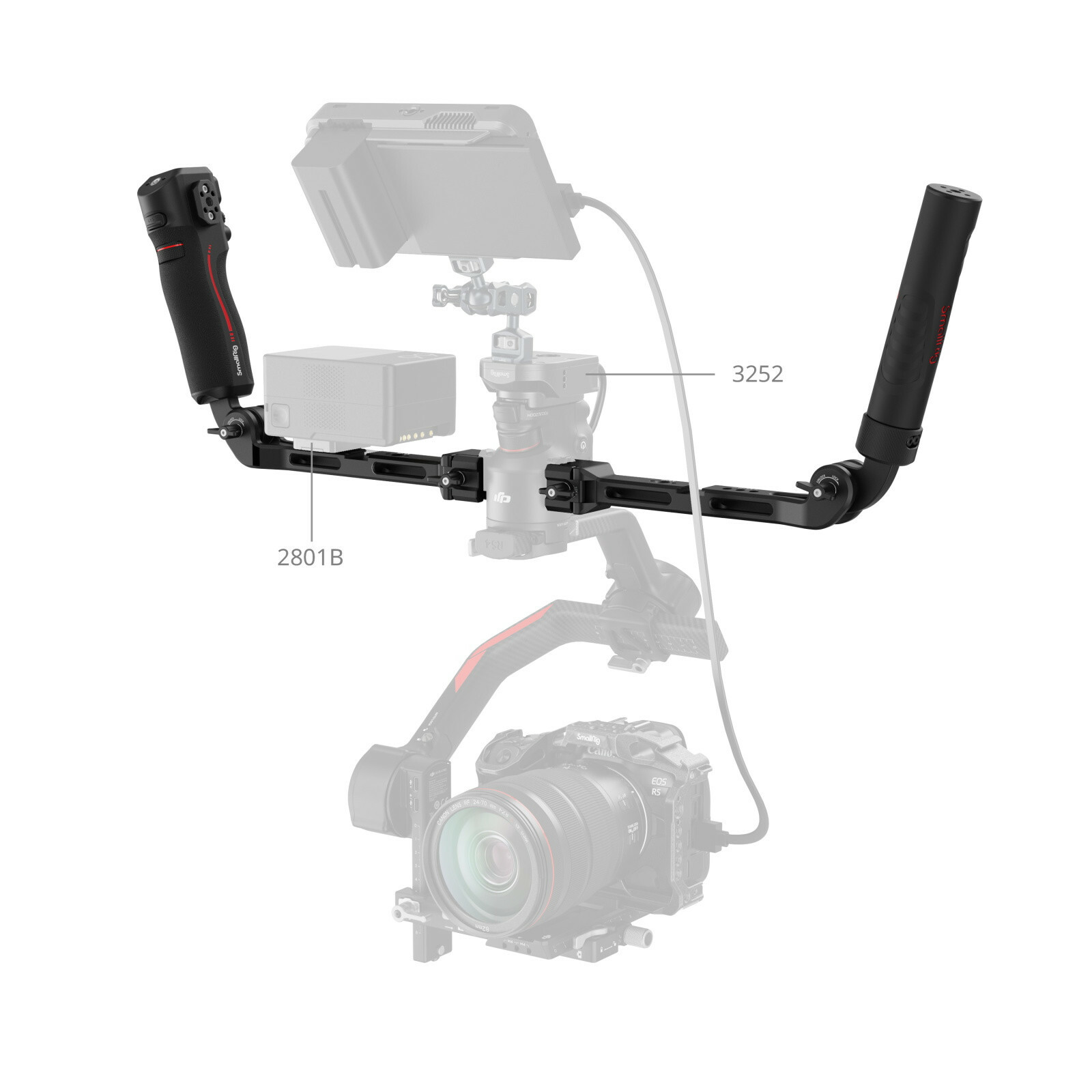SmallRig 4327 DJI RS Focus Control Grip Kit - Rainbow