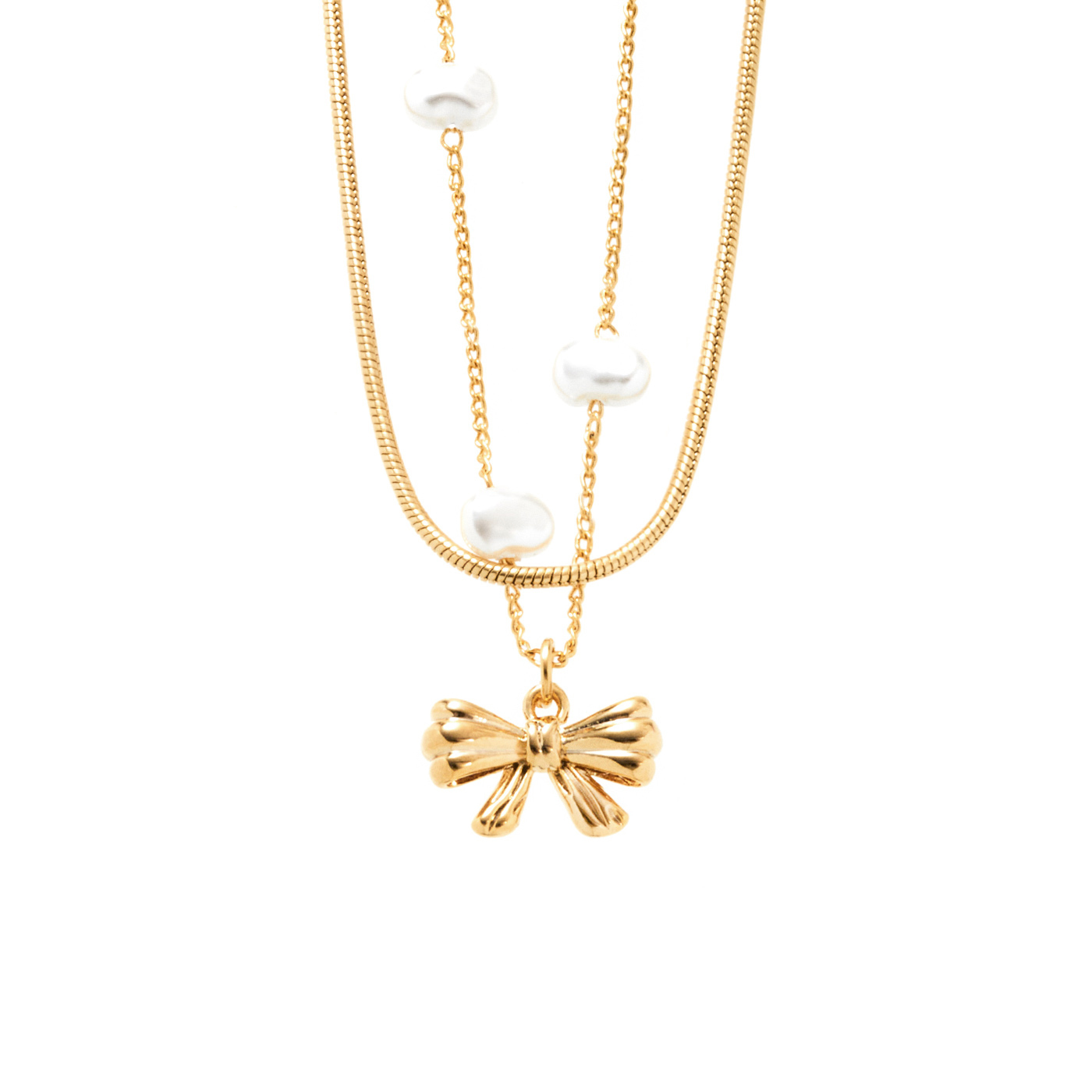 平價飾品,項鍊,項鍊組,珍珠項鍊,蝴蝶結項鍊