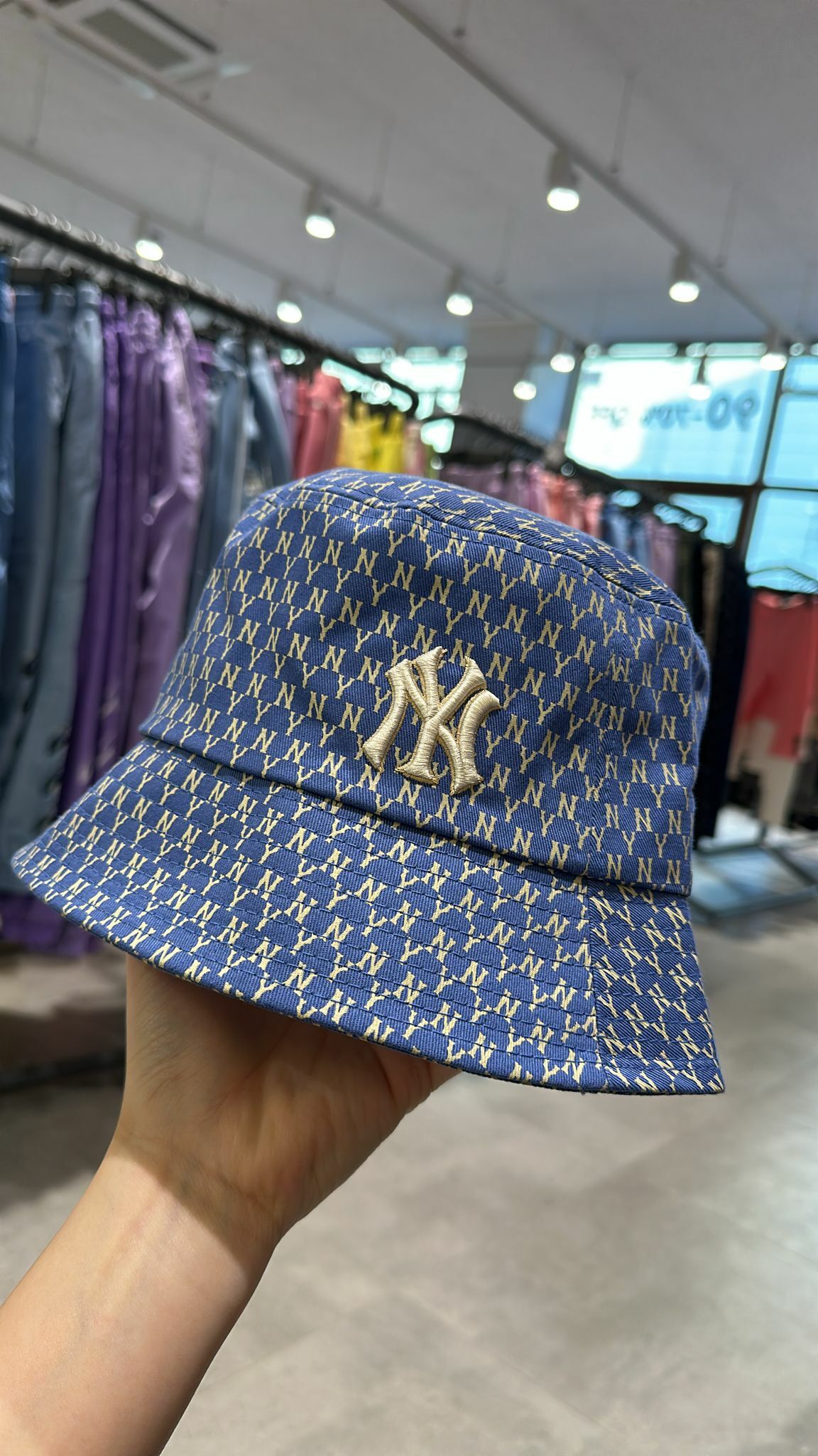 【現貨】MLB KRB1213211 NY 小LOGO款漁夫帽