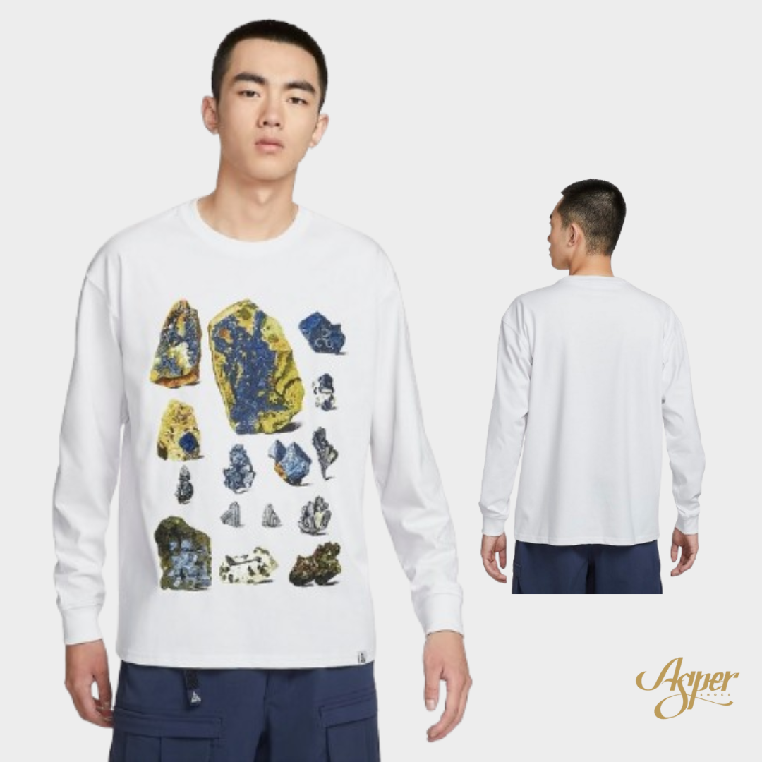 NIKE AS M NRG ACG TEE LS OC MINERAL 長袖上衣 白 FZ6701-121 III