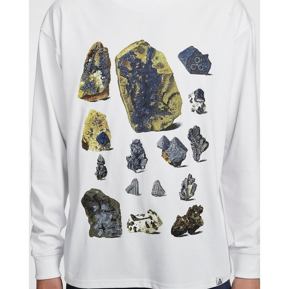 NIKE AS M NRG ACG TEE LS OC MINERAL 長袖上衣 白 FZ6701-121 III