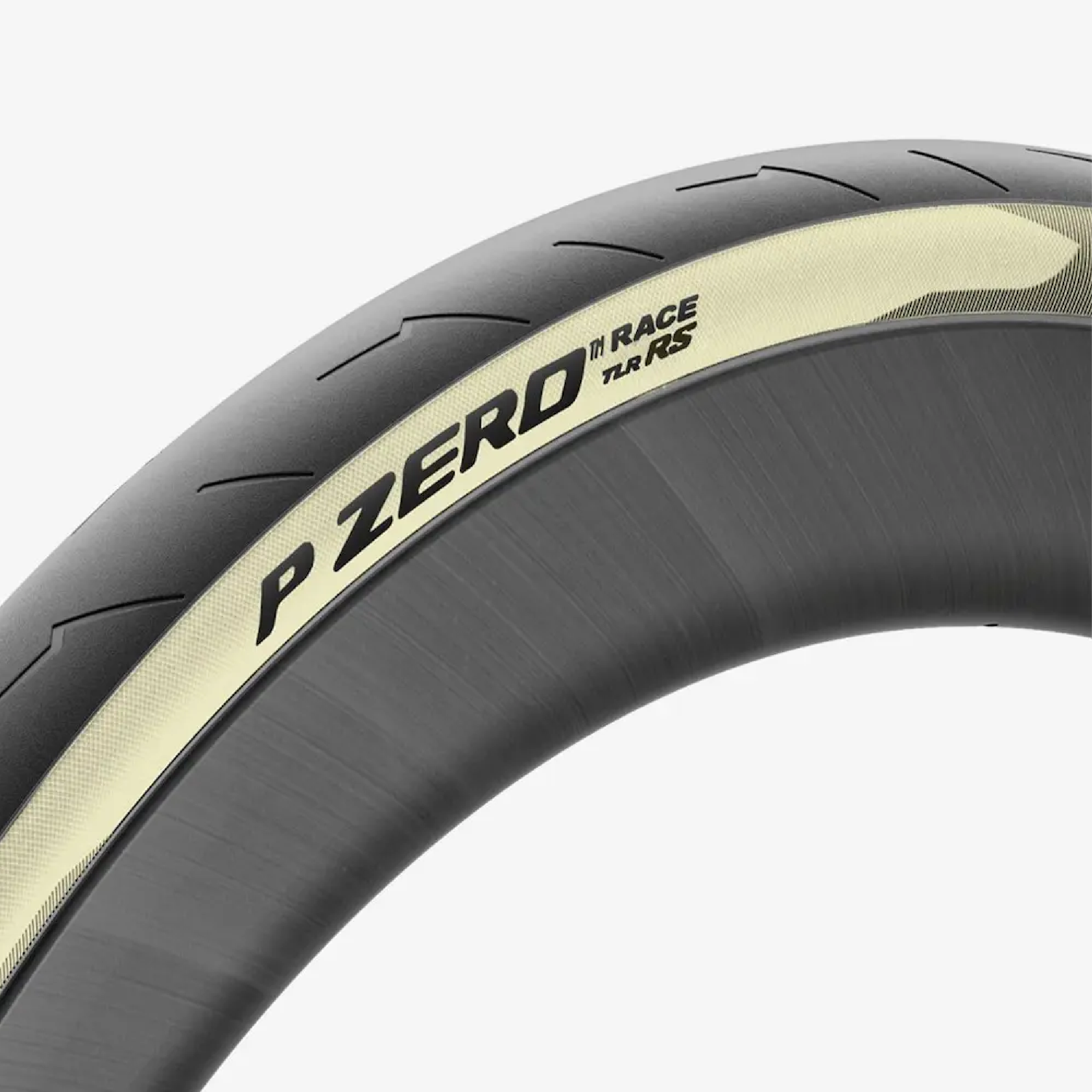 【Pirelli】P ZERO™ RACE TLR RS 賽道版競速 無內胎外胎 / RETRO 復古白（可支援 hookless 無框勾）