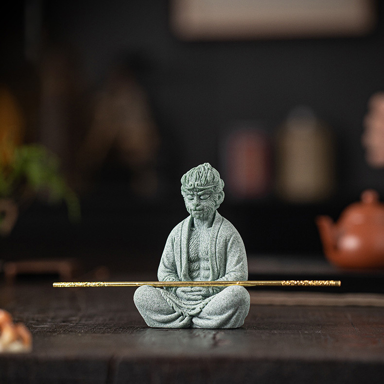 【國潮】青砂石-黑神話悟空/孫悟空/黑悟空/天命人-禪定