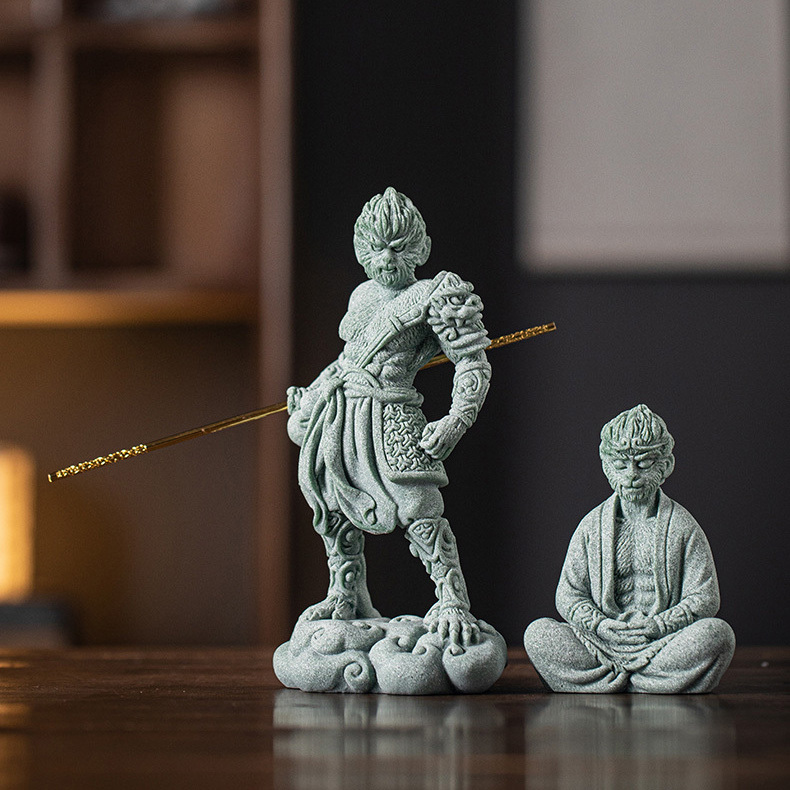 【國潮】青砂石-黑神話悟空/孫悟空/黑悟空/天命人-禪定