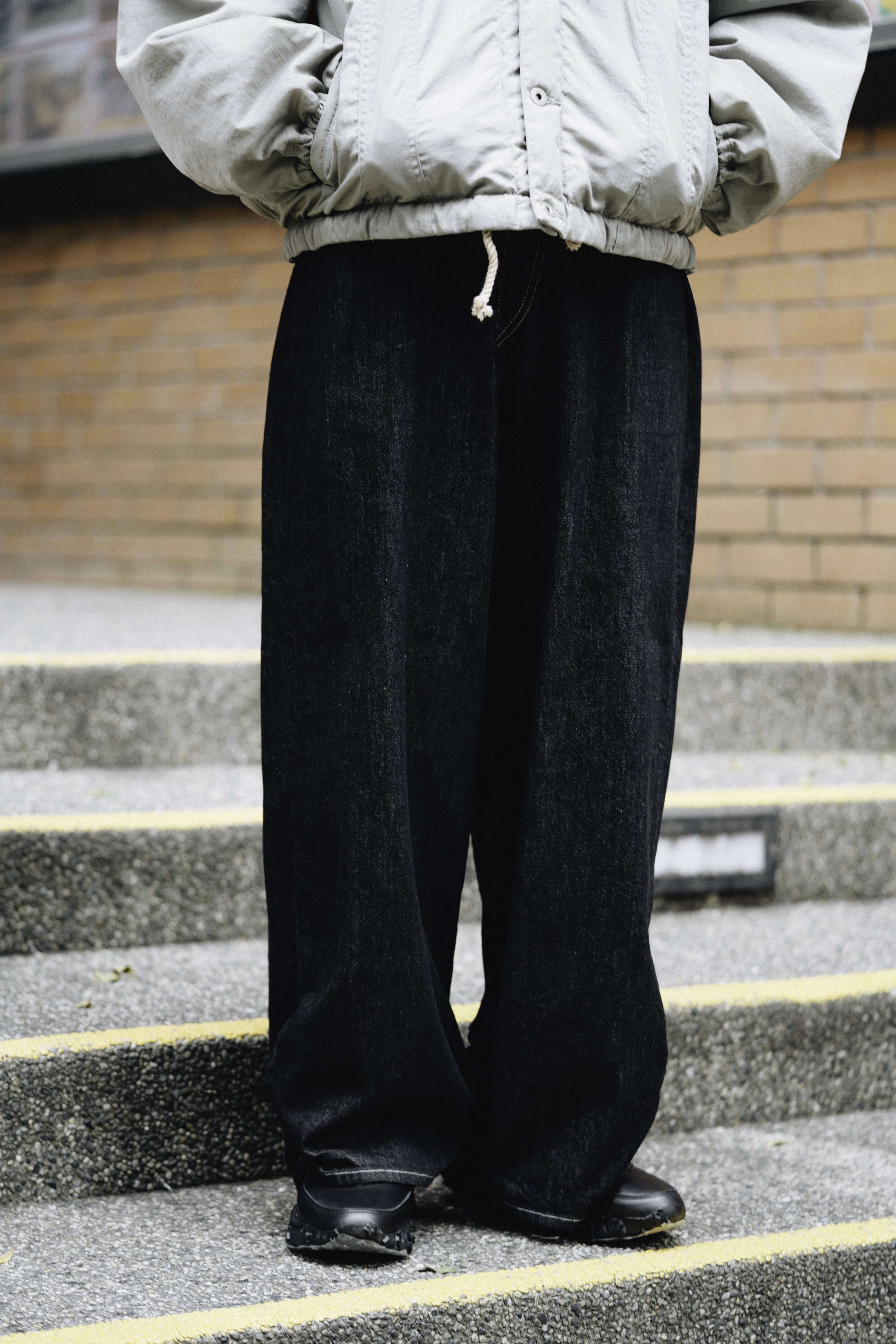 refomed - FRESH MAN DENIM WIDE PANTS 