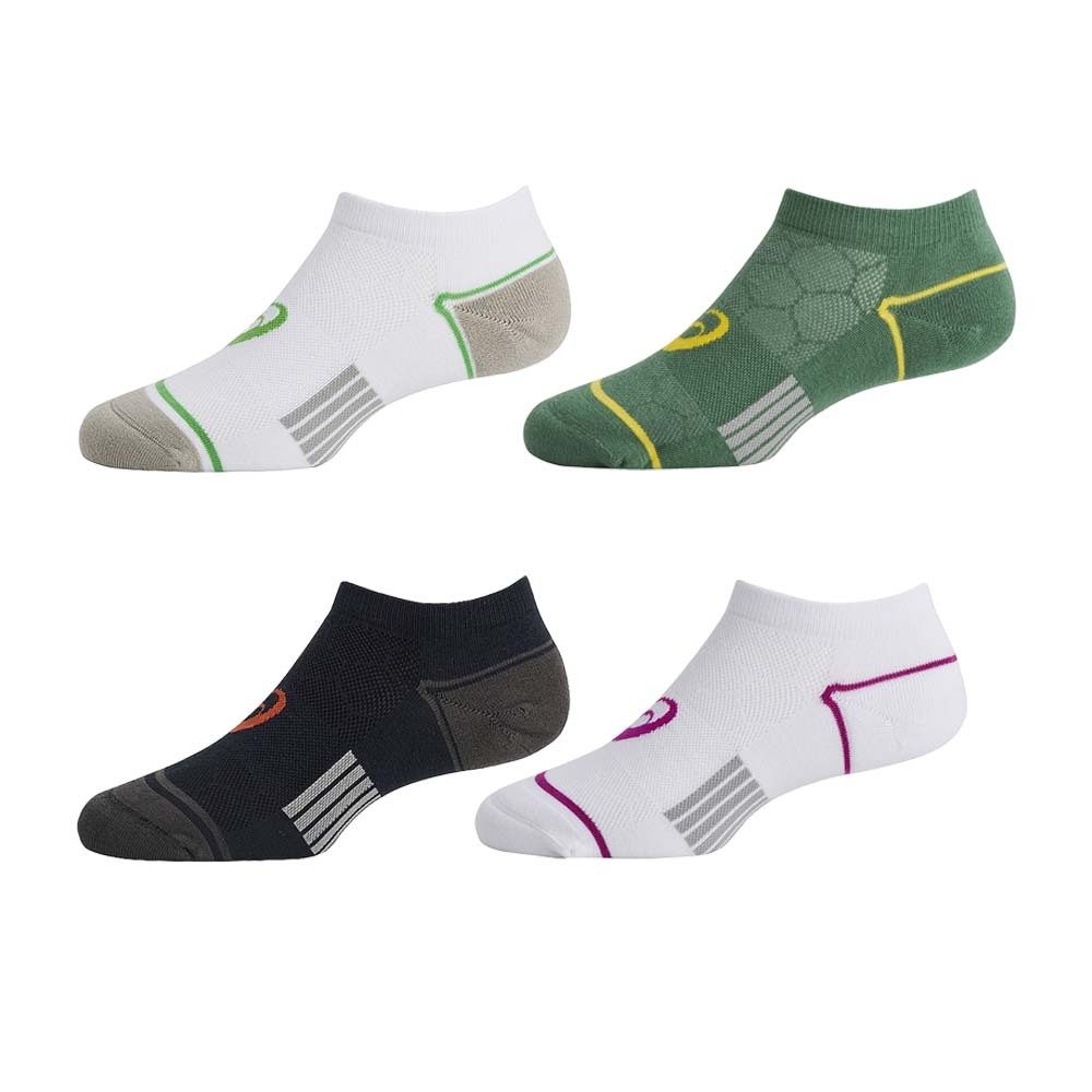 ASICS STABILITY 跑襪 綠黃色 3013B037-302