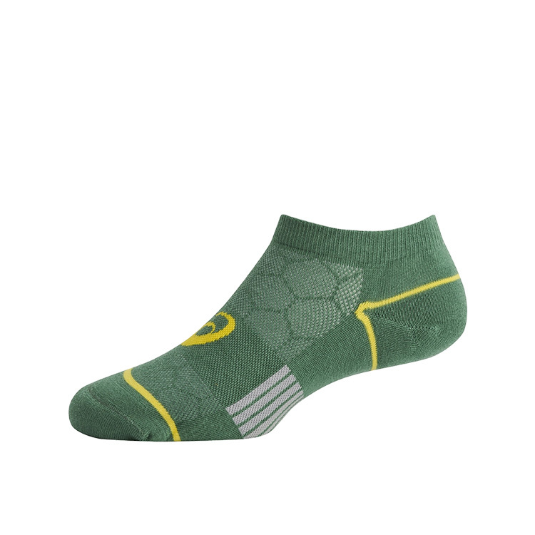 ASICS STABILITY 跑襪 綠黃色 3013B037-302