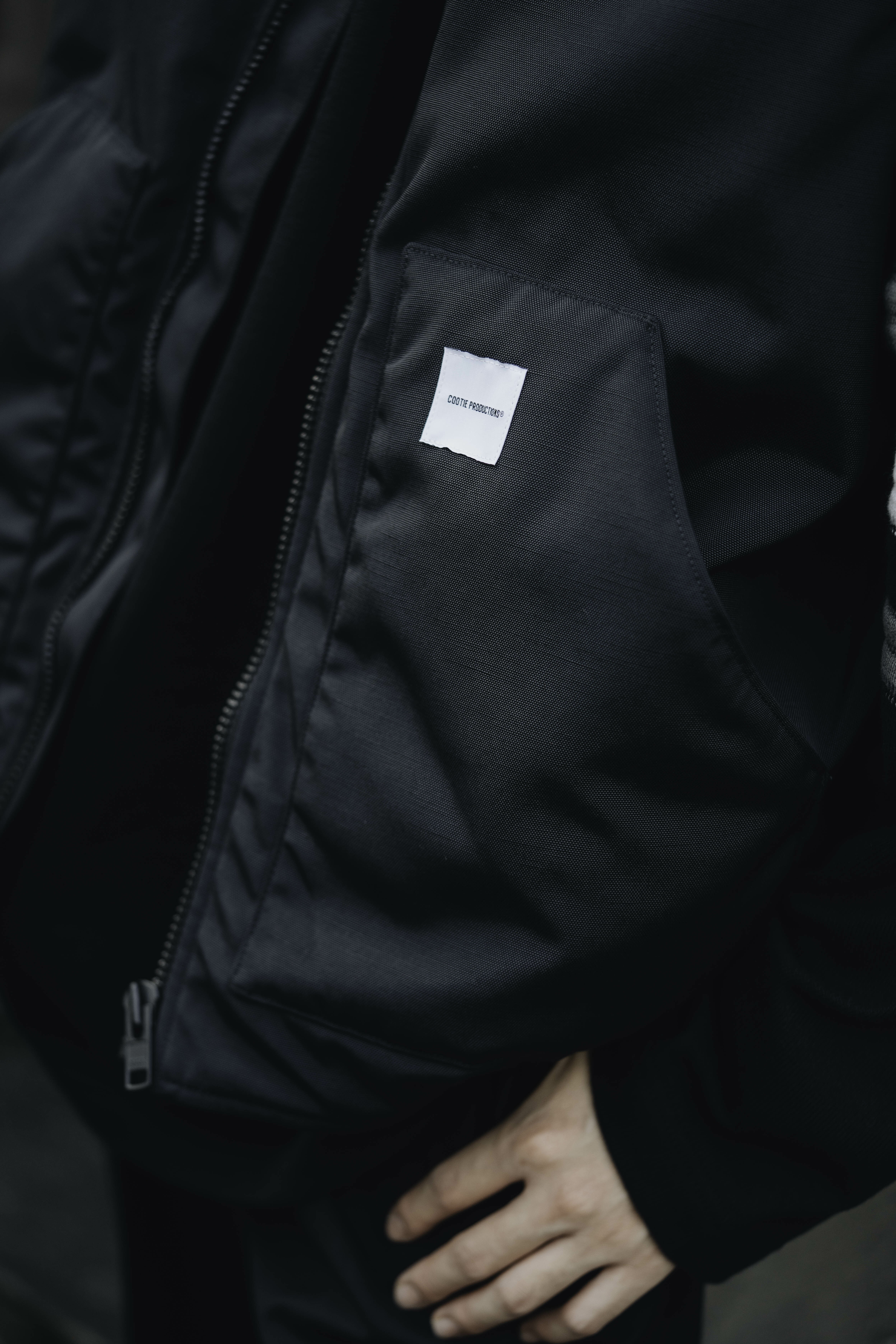 COOTIE PRODUCTIONS - Padded Nylon OX Work Vest / BLACK