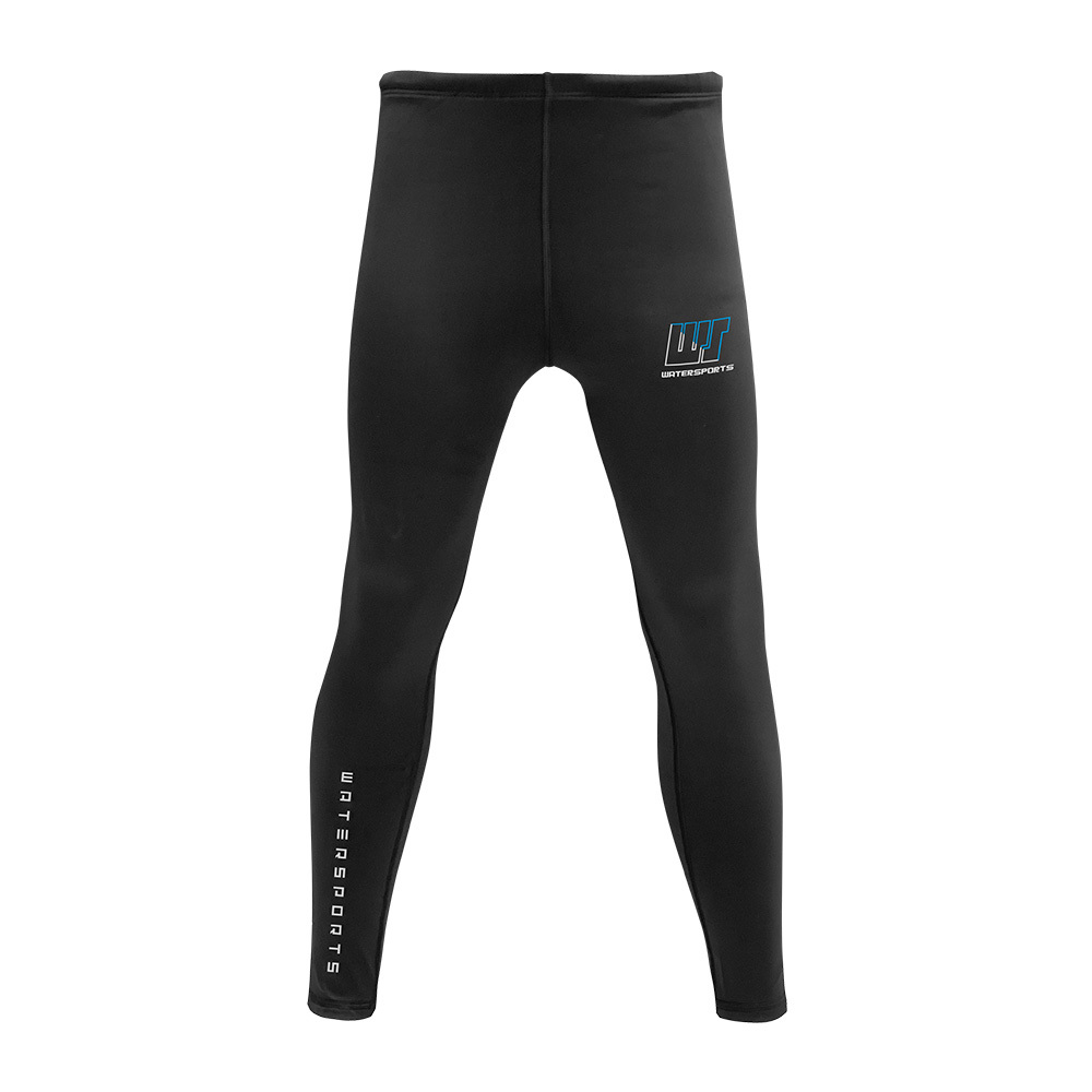 1mm 兒童四向拉伸抓毛游泳保暖褲子 - 黑