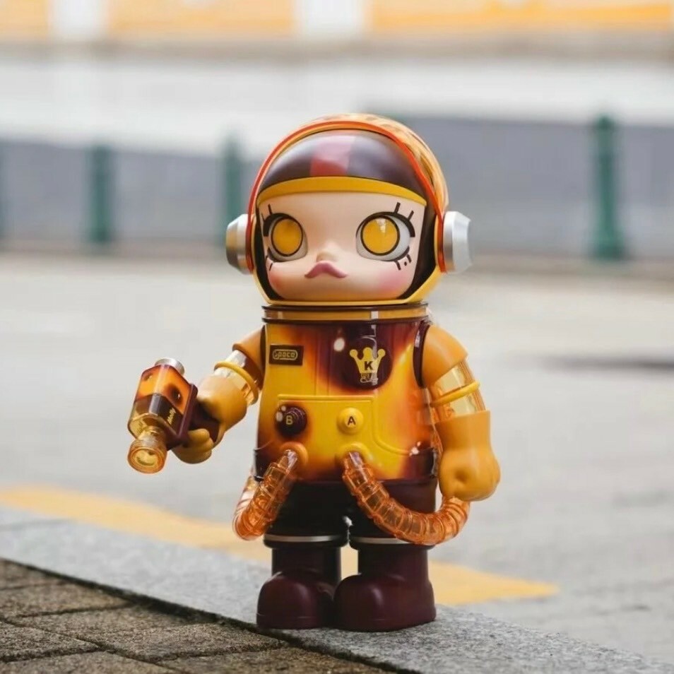 <官方正版授權>POPMART MEGA SPACE MOLLY 葡式蛋塔 400% 澳門限定 葡撻 泡泡瑪特