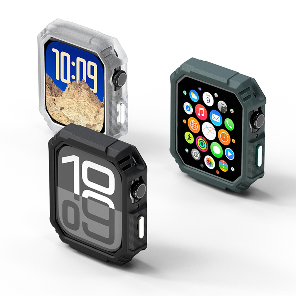 PUREPOWER Apple Watch S10保護框【軍規系列】