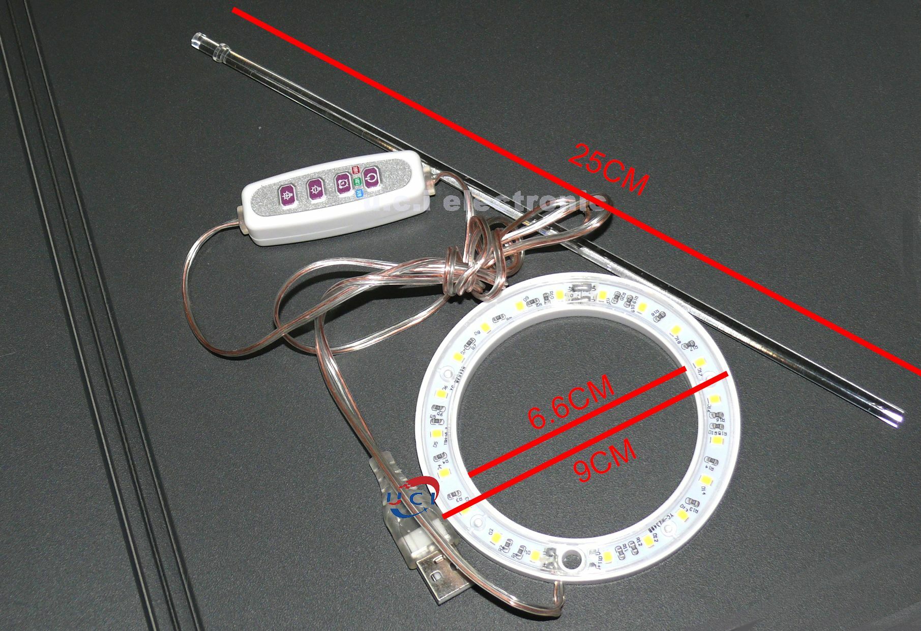 【UCI電子】(二Q-4) 植物生長燈 USB生長燈 天使環USB燈 5V 2W