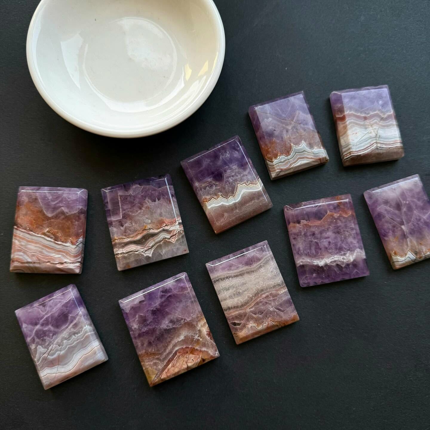 [原石] 夢幻紫晶瑪瑙 無事牌