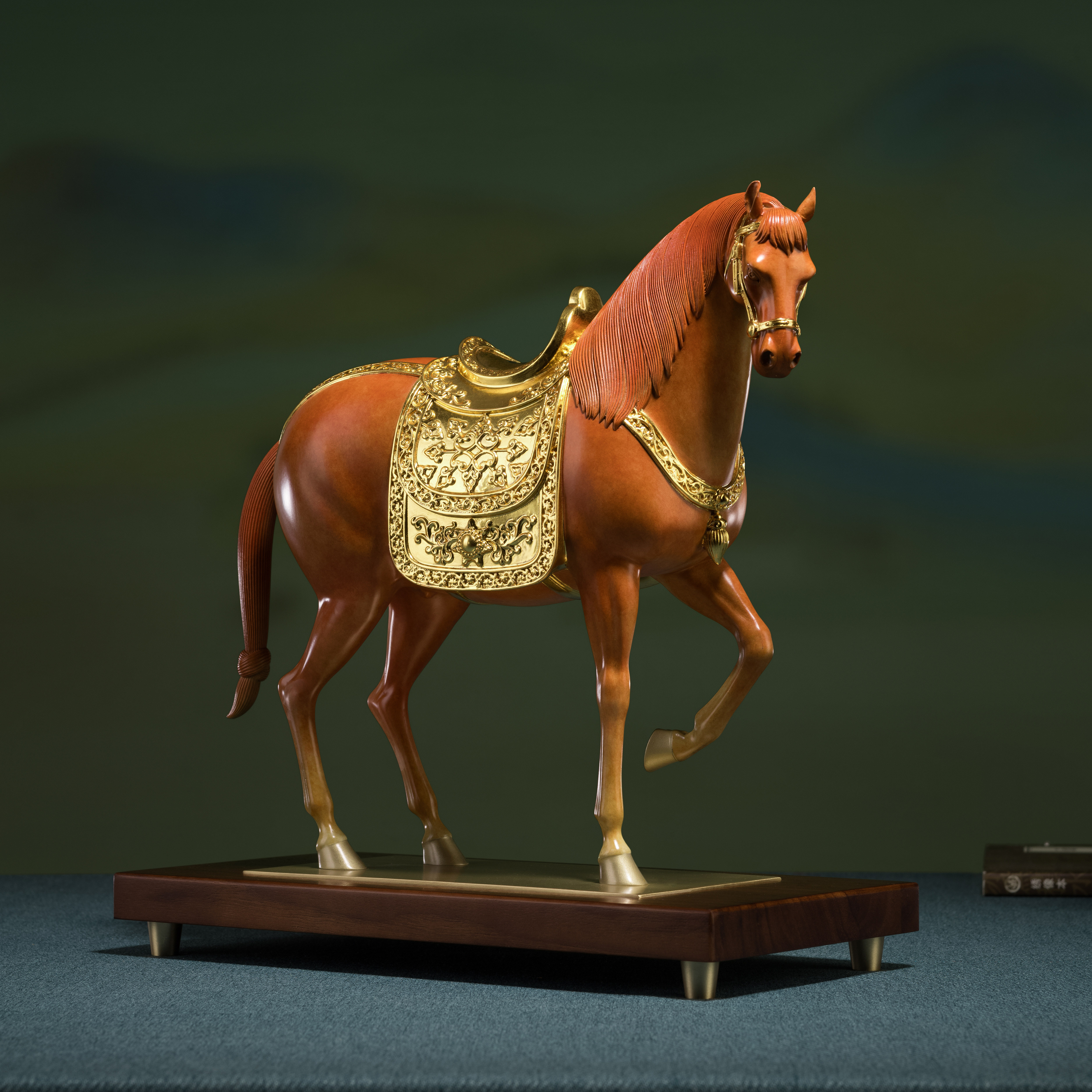 富貴唐馬(橙色)