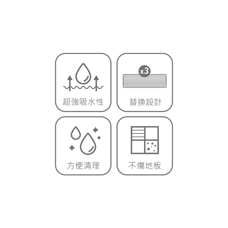 HCF110-P2 水箱拖布(三入)